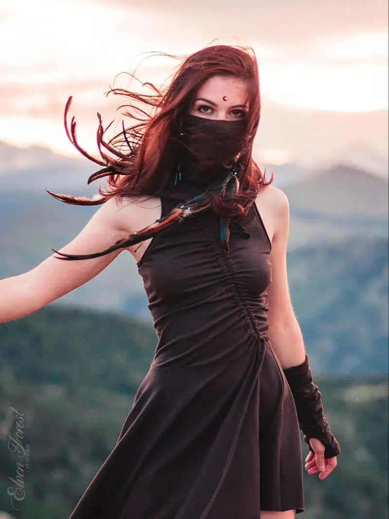 The Eldoria Hooded Dress - Mystical Wanderer Tunic