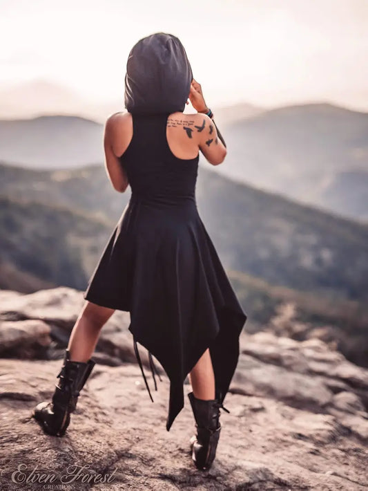 The Eldoria Hooded Dress - Mystical Wanderer Tunic